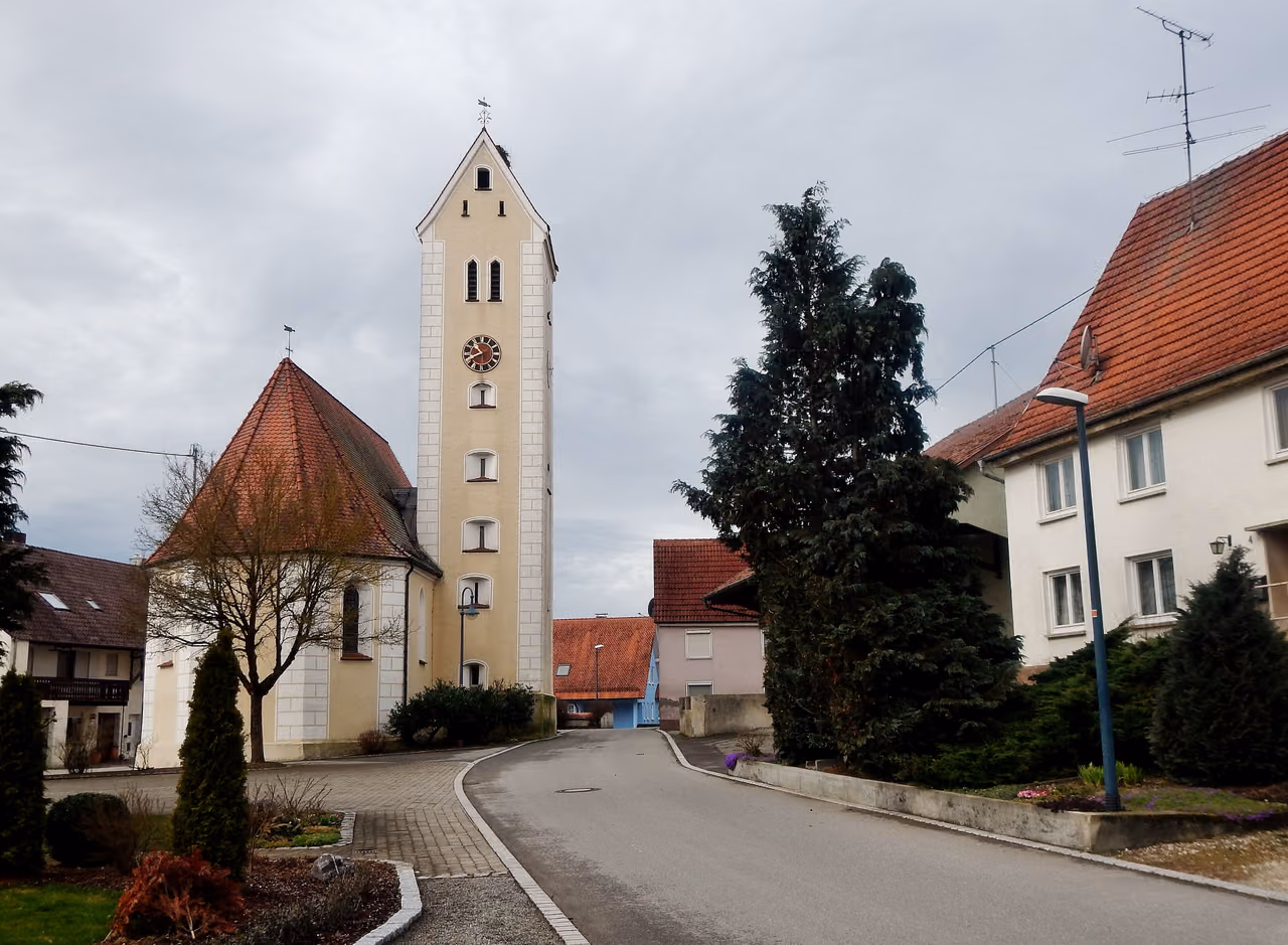 Stadtansicht von Alleshausen