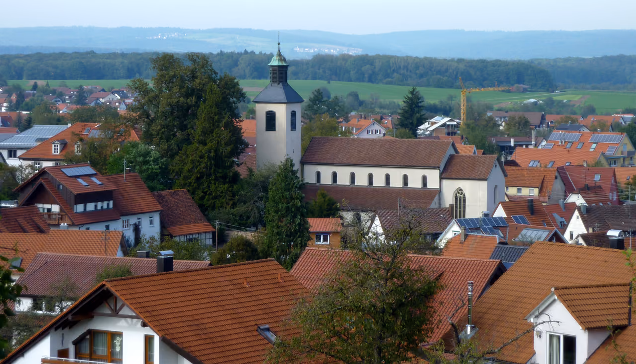 Stadtansicht von Bad Boll