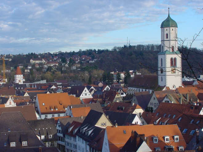Stadtansicht von Biberach an der Riß