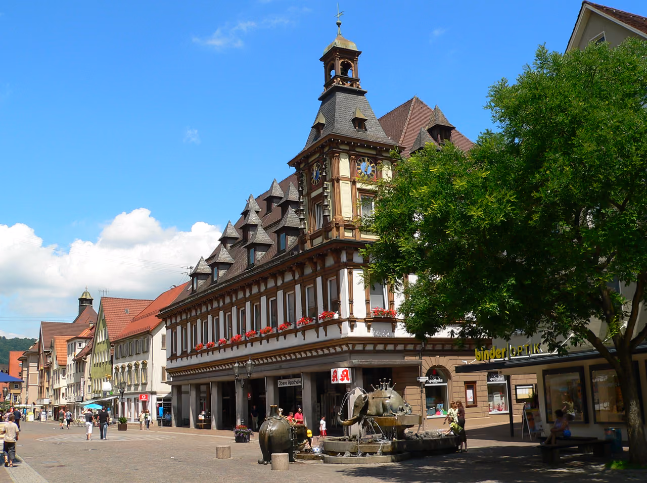 Stadtansicht von Geislingen an der Steige