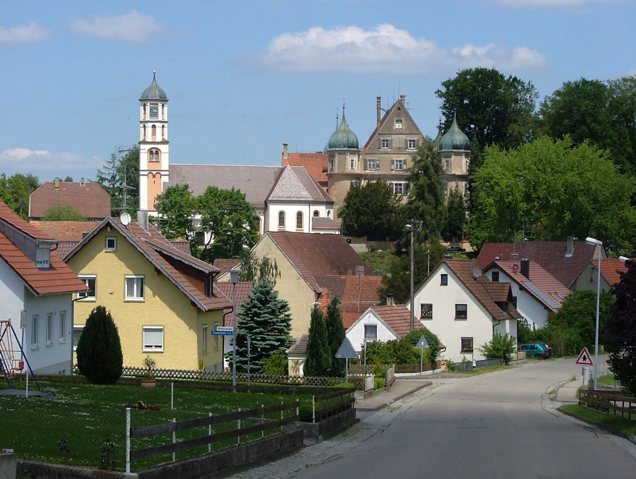 Stadtansicht von Gutenzell-Hürbel
