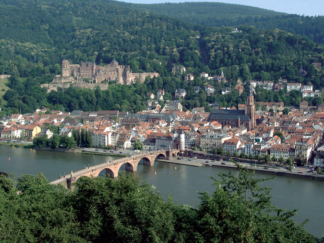 Stadtansicht von Heidelberg