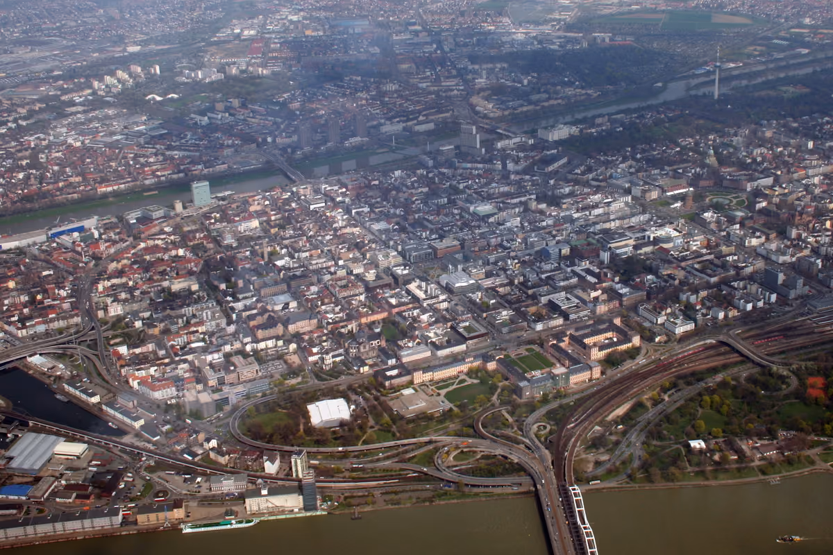 Stadtansicht von Mannheim