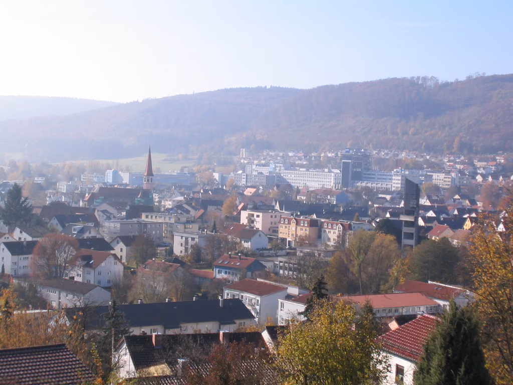 Stadtansicht von Oberkochen