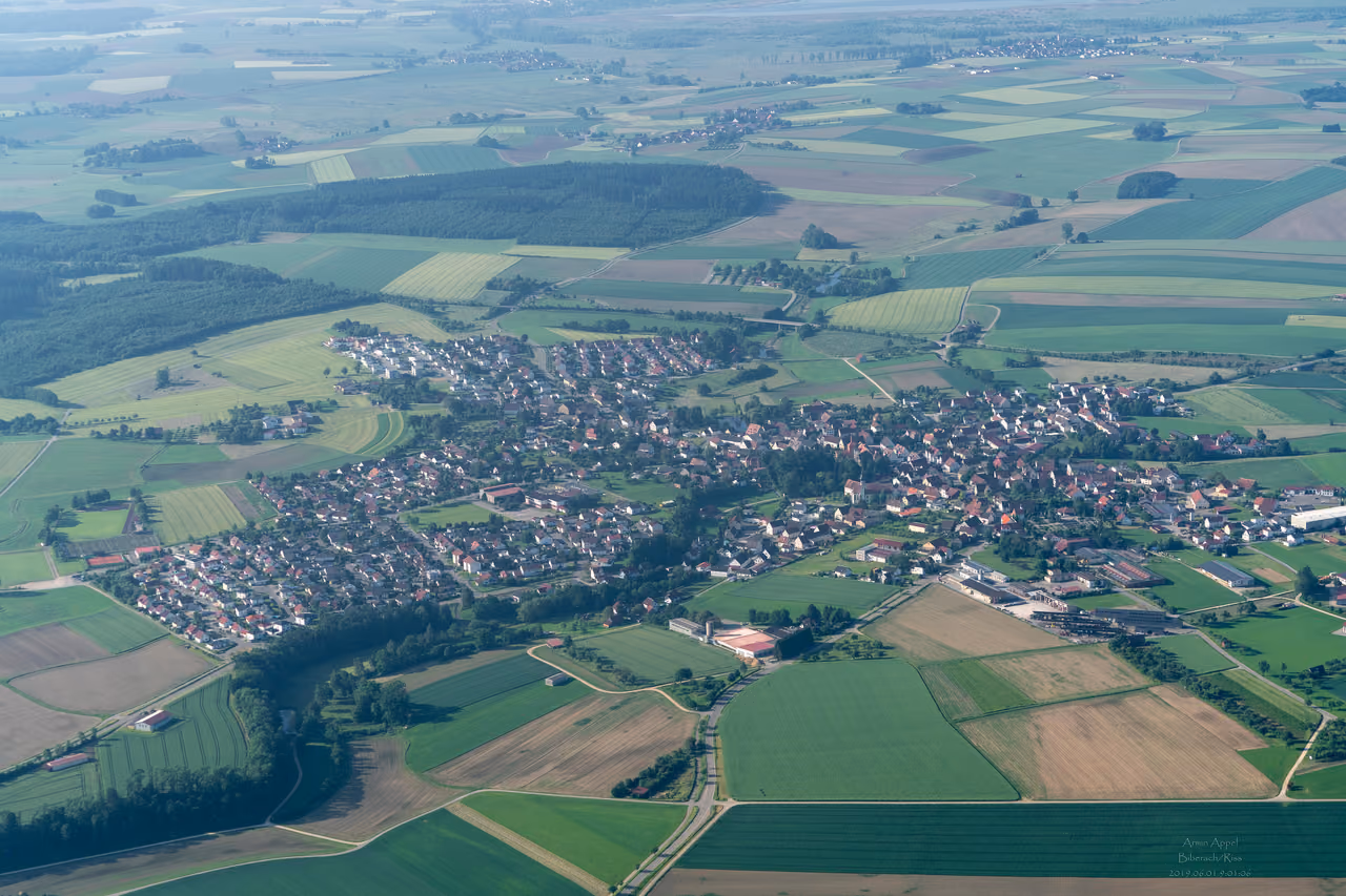 Stadtansicht von Uttenweiler