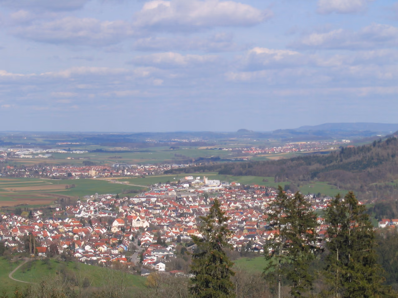 Stadtansicht von Waldstetten