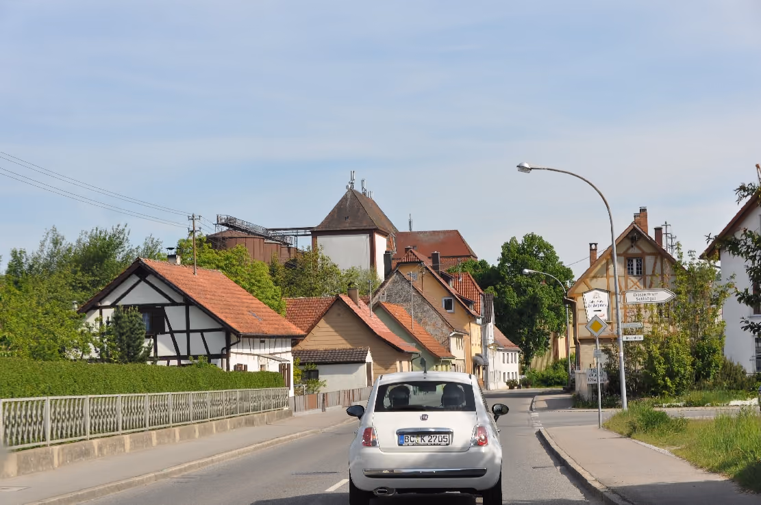 Stadtansicht von Warthausen