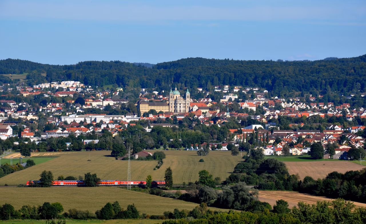 Stadtansicht von Weingarten