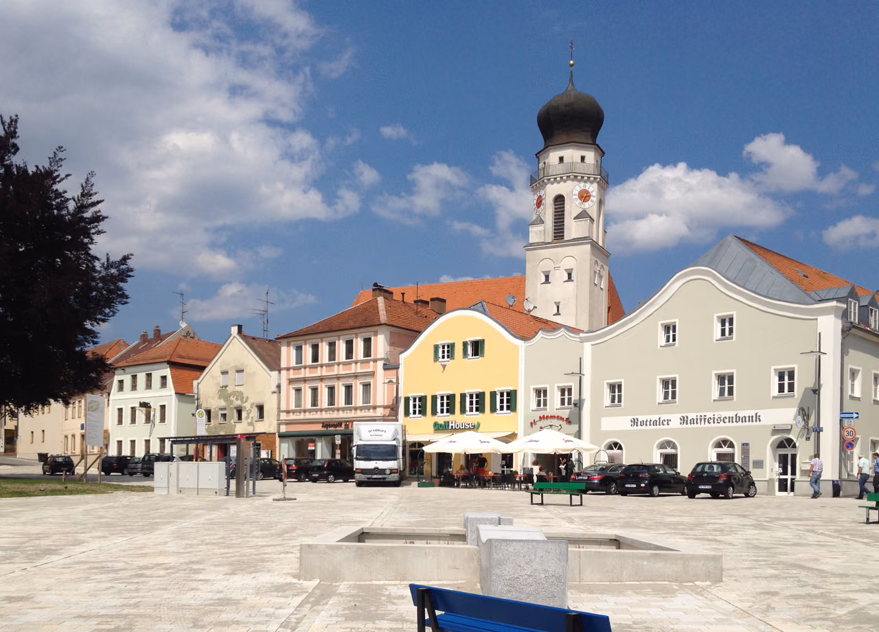 Stadtansicht von Bad Griesbach i. Rottal