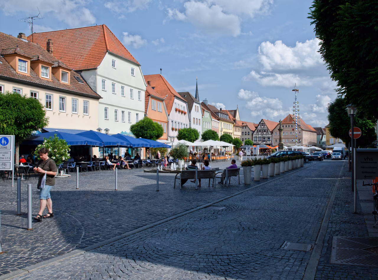 Stadtansicht von Bad Neustadt a.d.Saale
