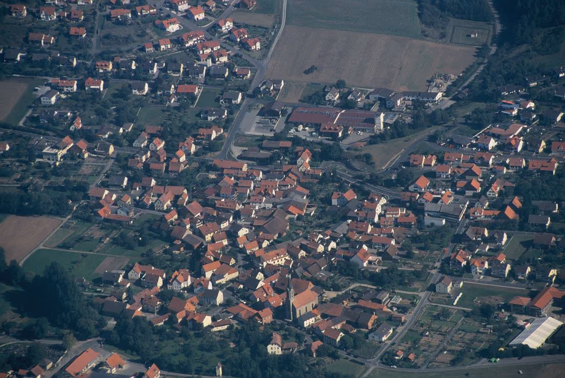 Stadtansicht von Bastheim