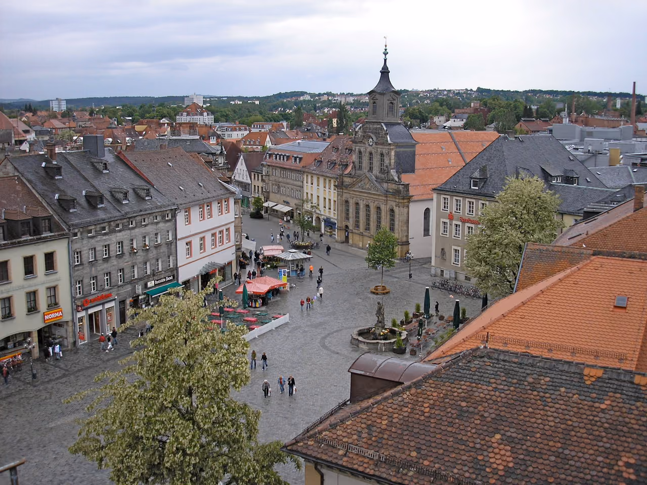 Stadtansicht von Bayreuth