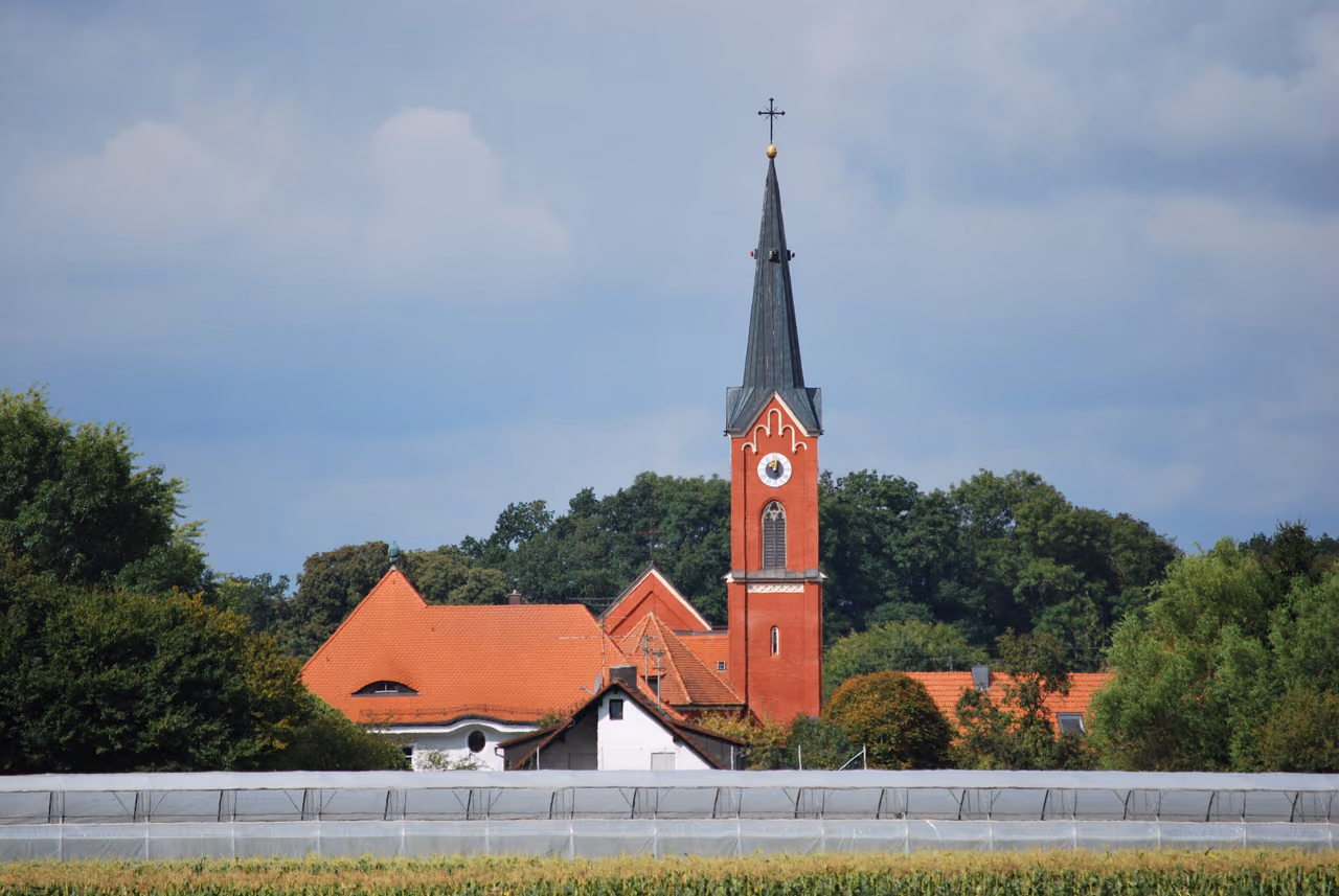 Stadtansicht von Bibertal