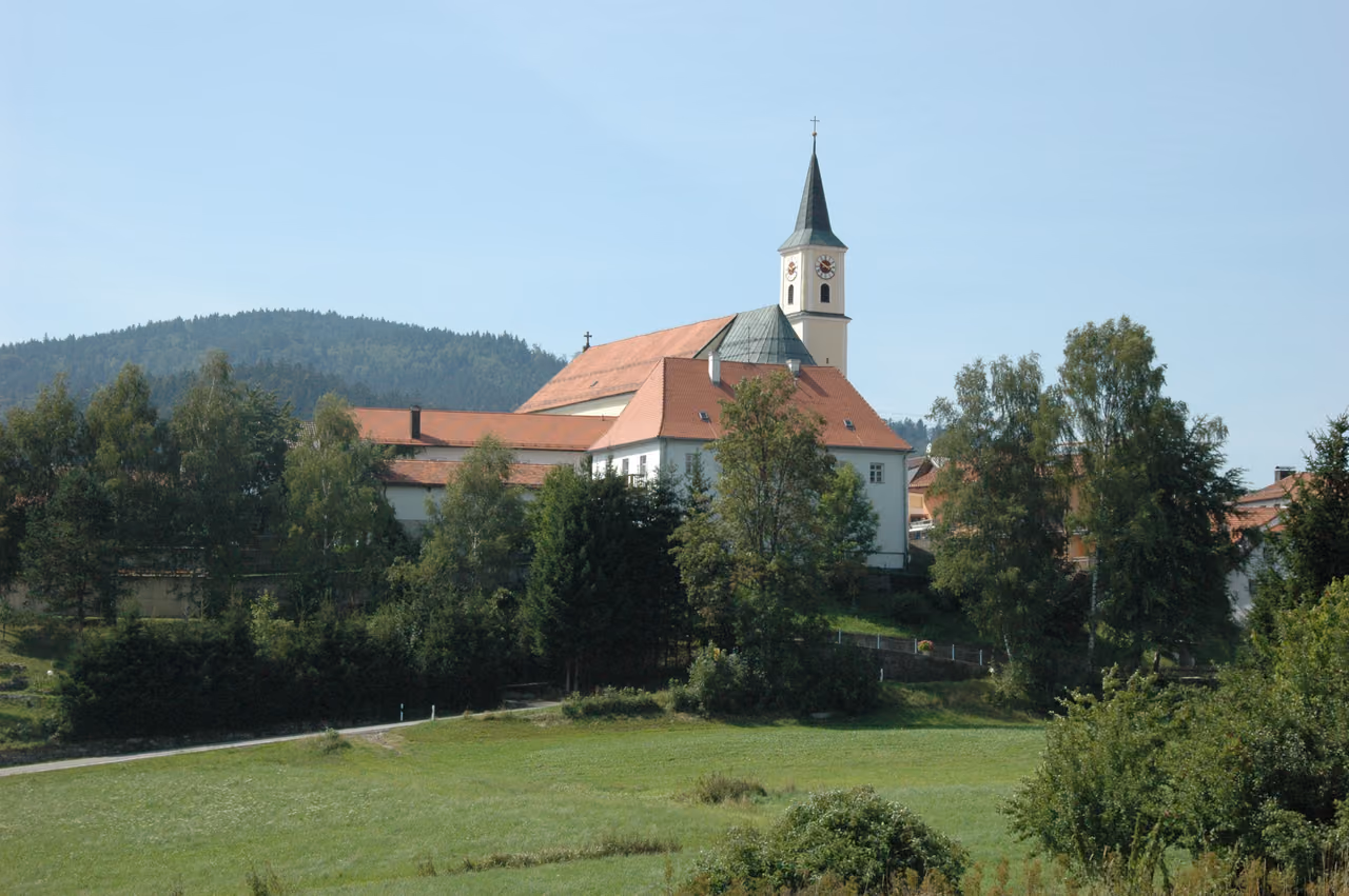 Stadtansicht von Bischofsmais