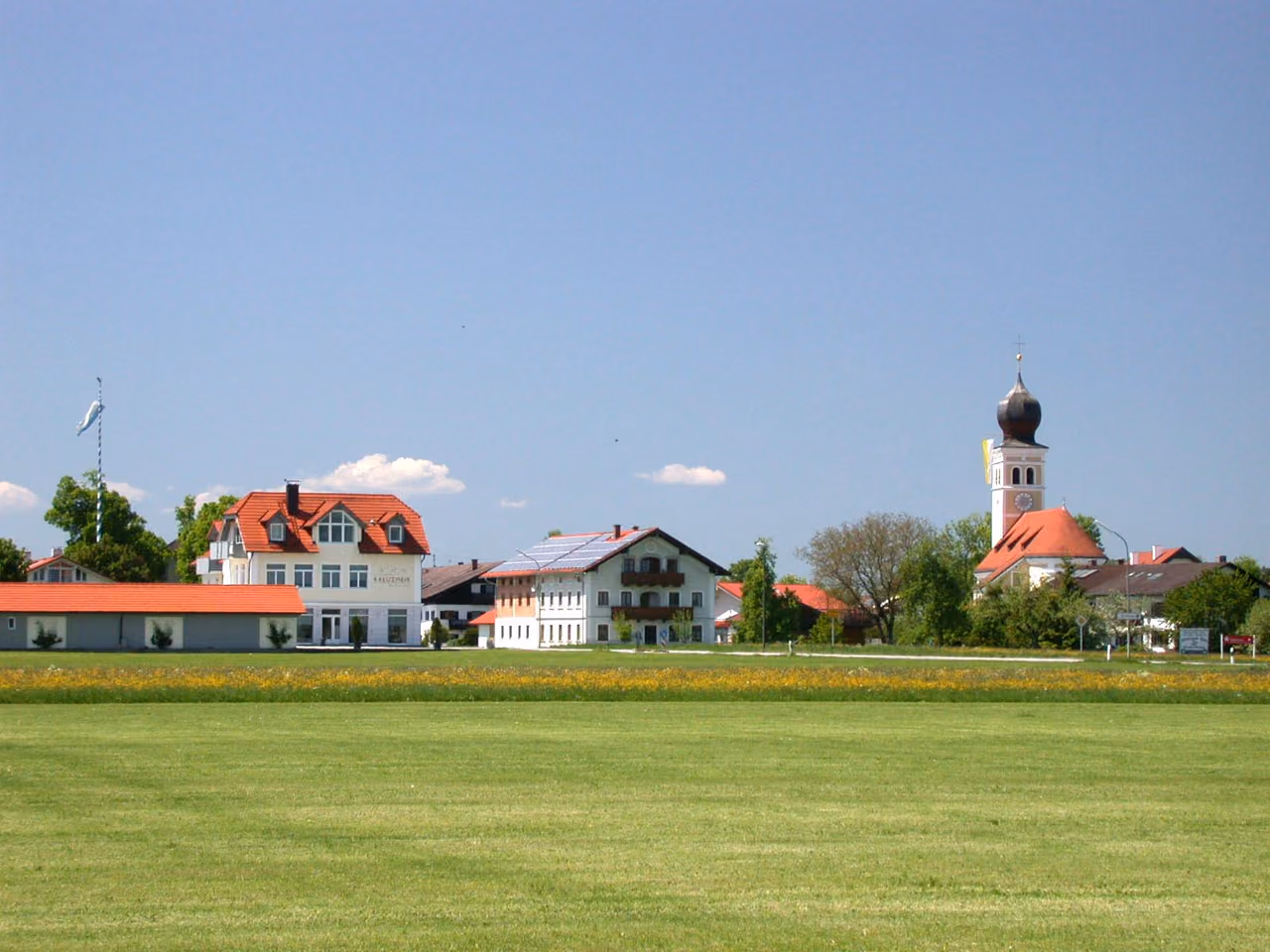 Stadtansicht von Bruckmühl