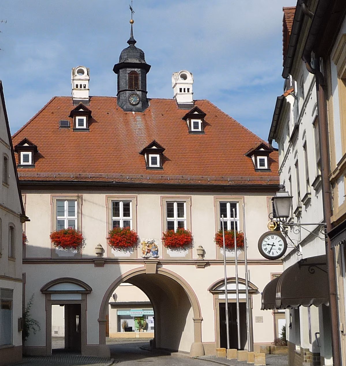 Stadtansicht von Burgebrach, M