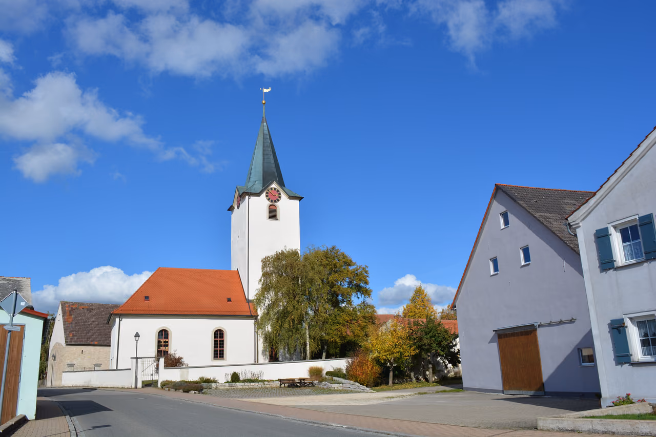 Stadtansicht von Burgsalach