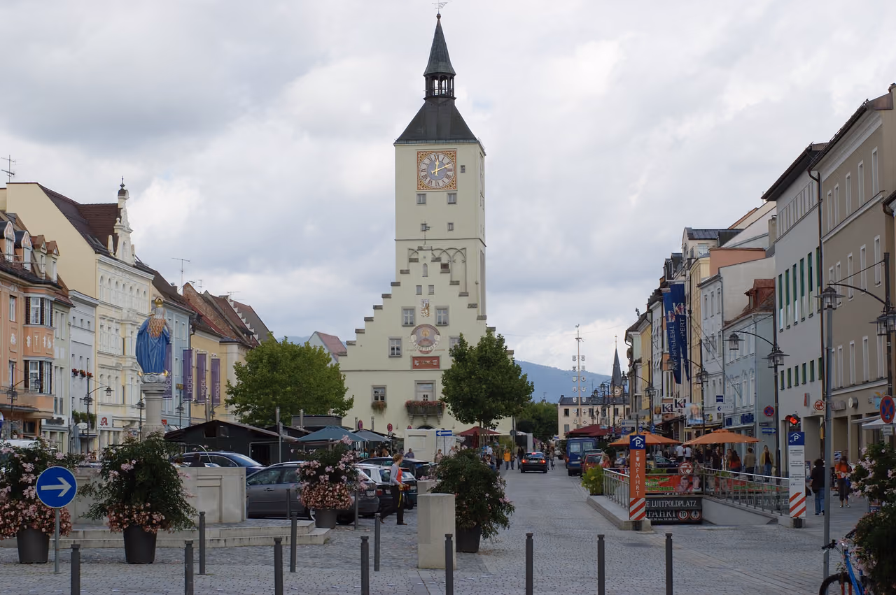 Stadtansicht von Deggendorf