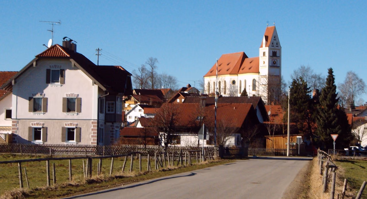 Stadtansicht von Denklingen