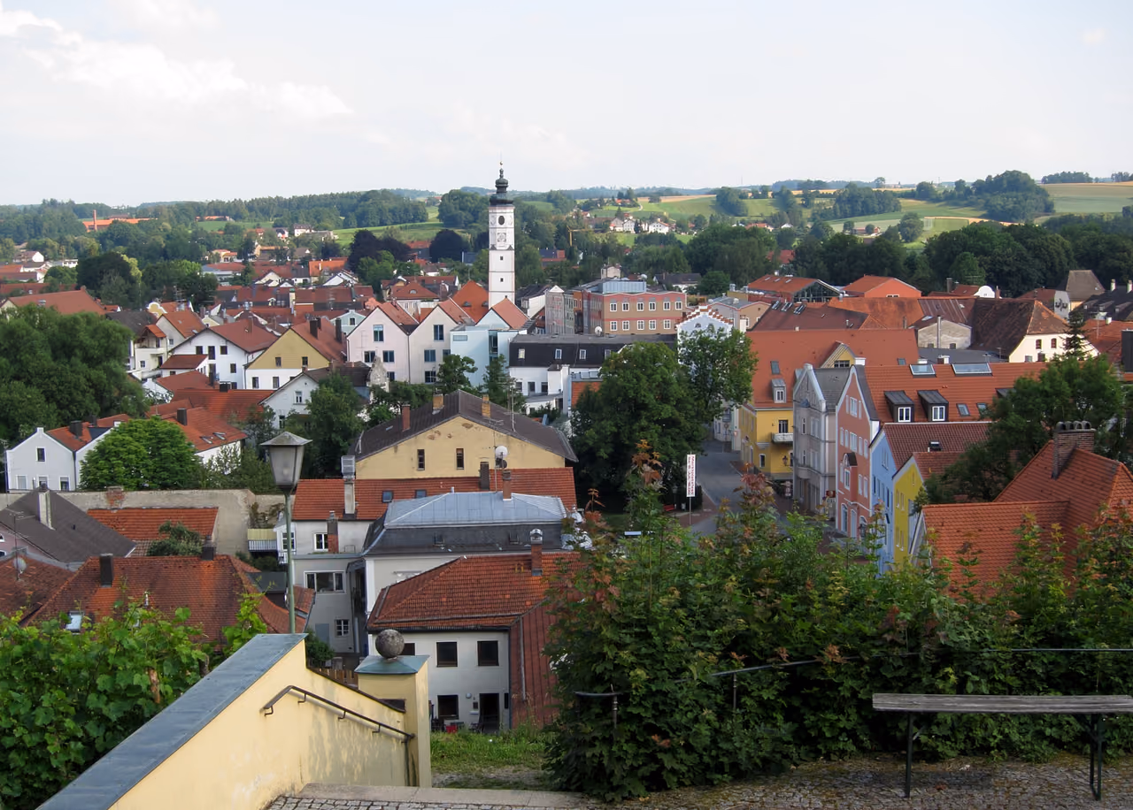 Stadtansicht von Dorfen