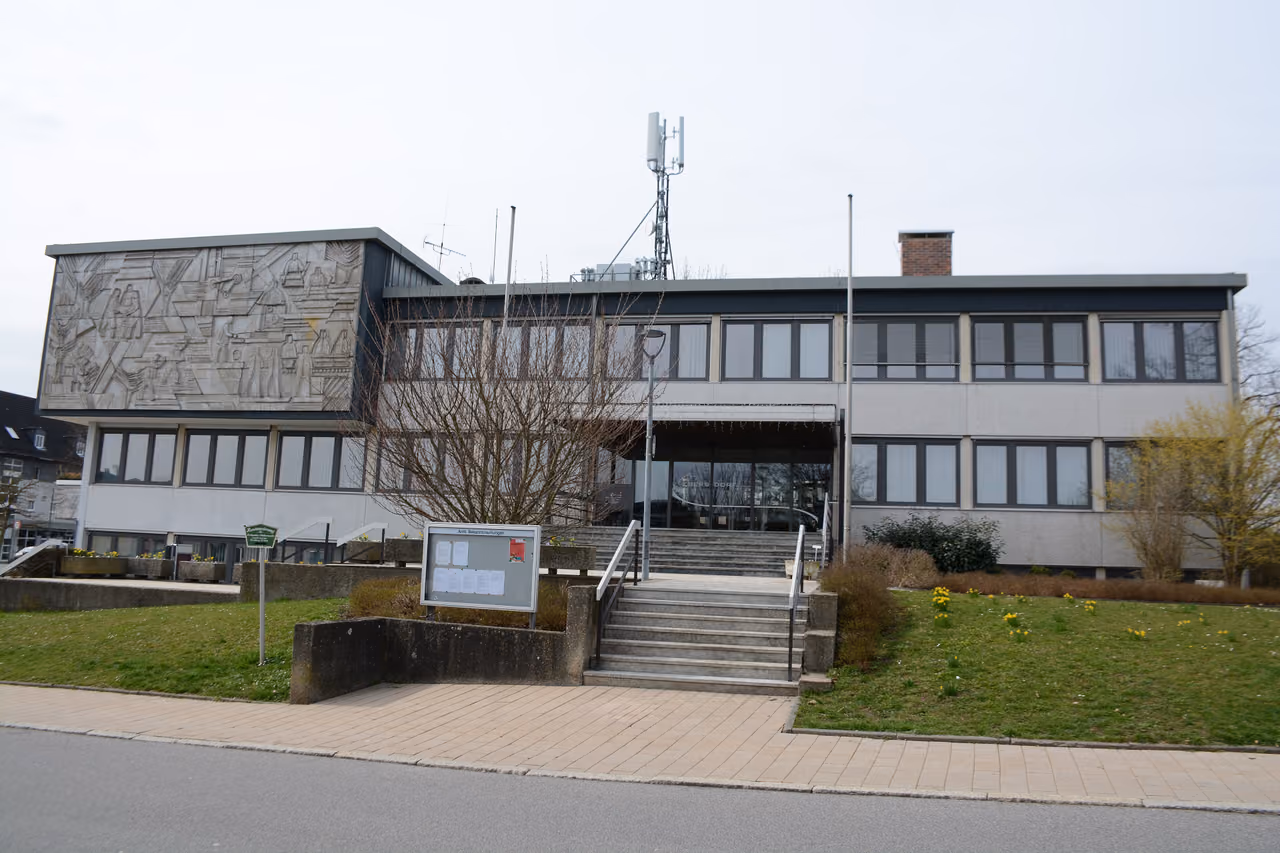 Stadtansicht von Ebersdorf b.Coburg