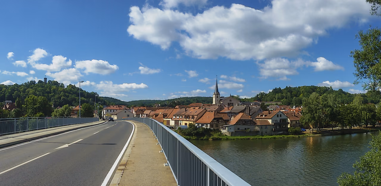 Stadtansicht von Eltmann