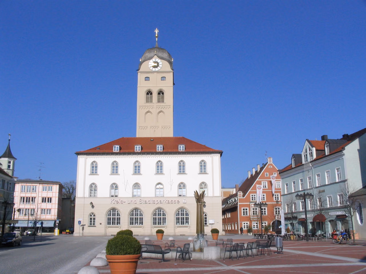 Stadtansicht von Erding