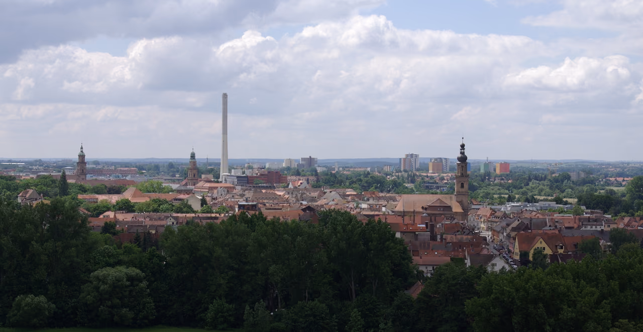 Stadtansicht von Erlangen