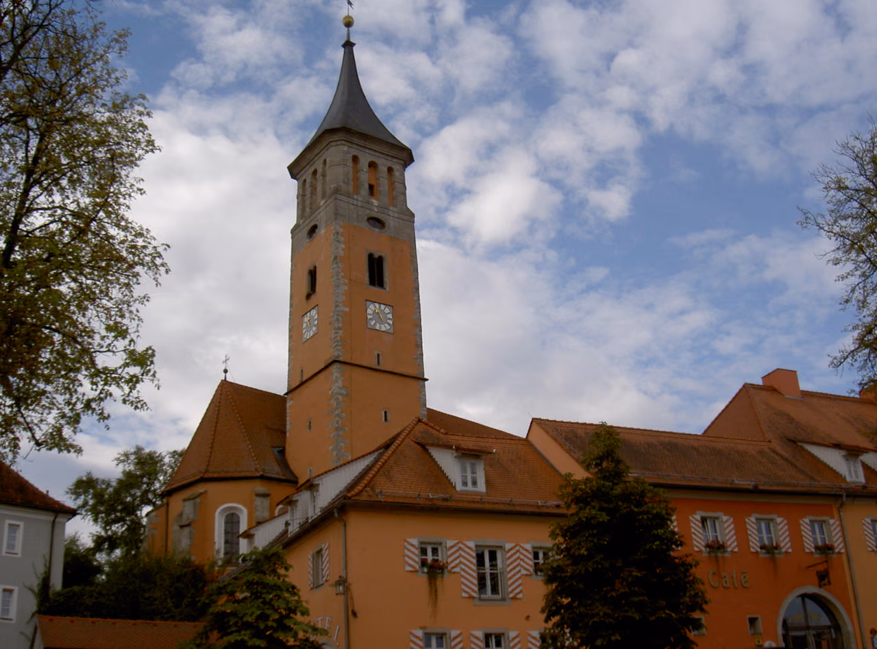 Stadtansicht von Floß