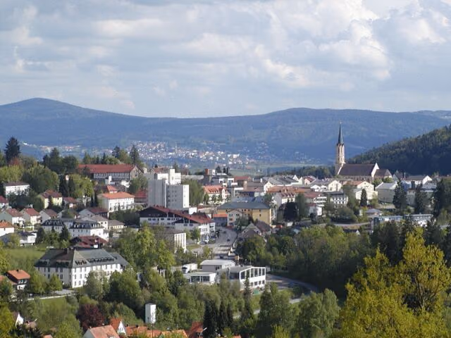 Stadtansicht von Freyung