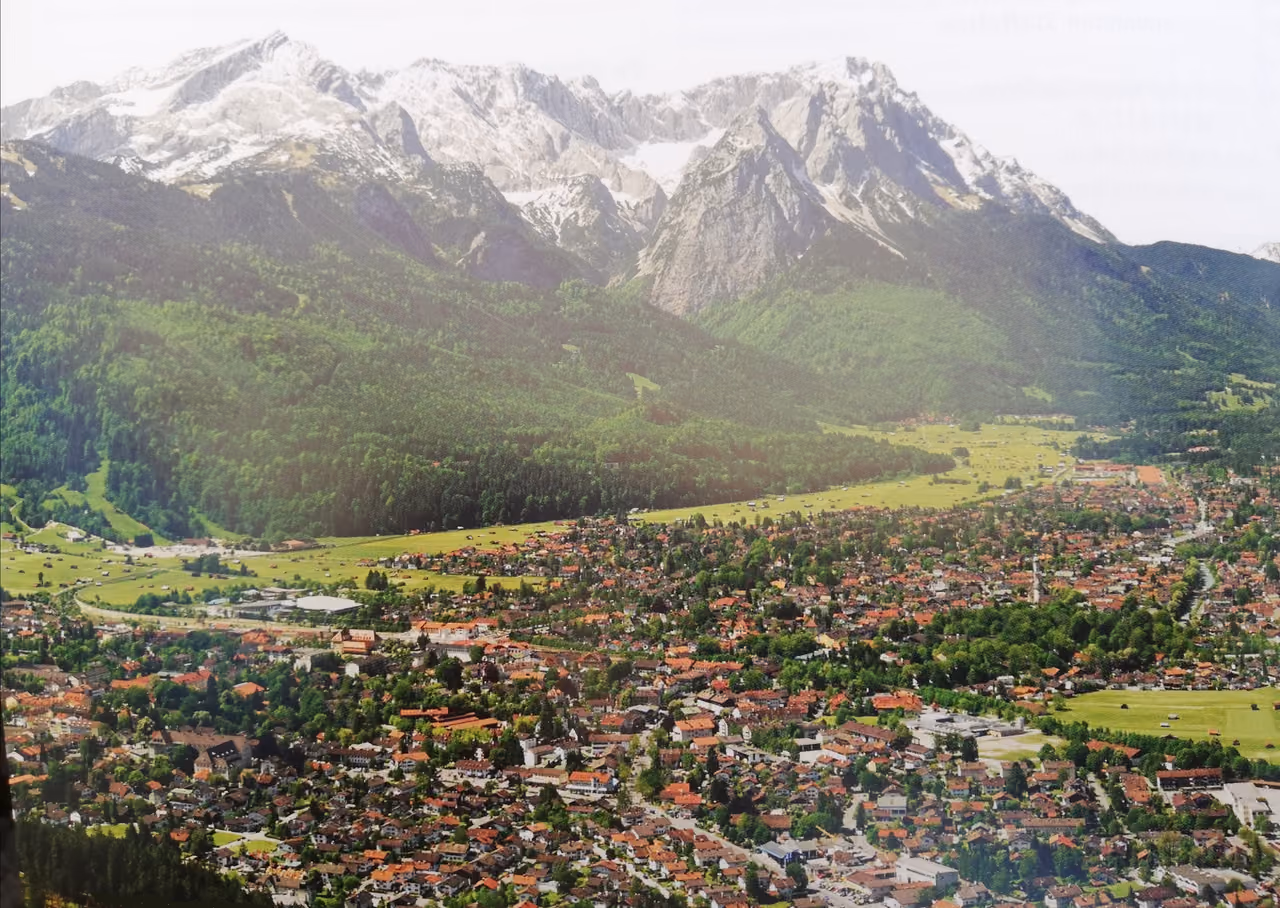 Stadtansicht von Garmisch-Partenkirchen