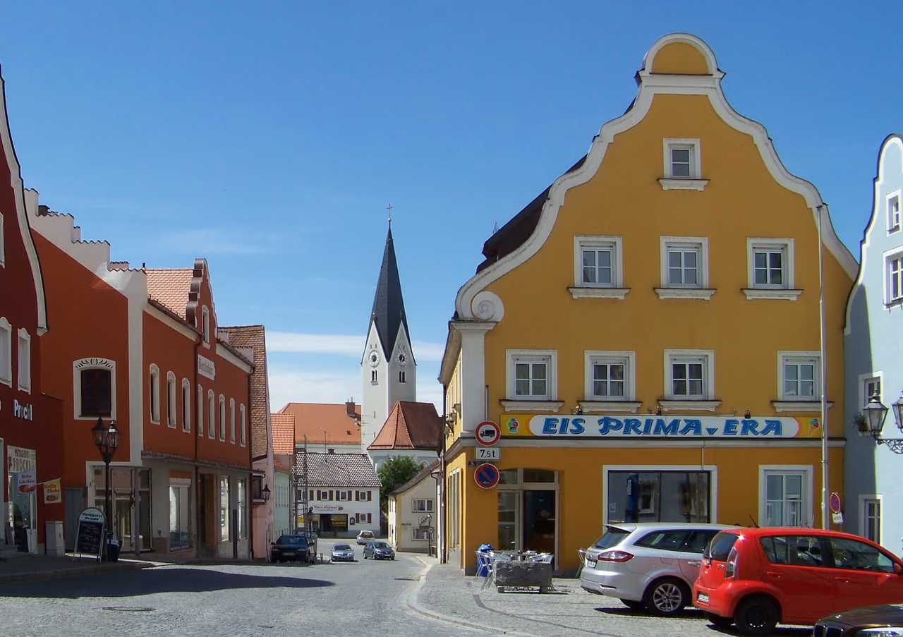 Stadtansicht von Geiselhöring