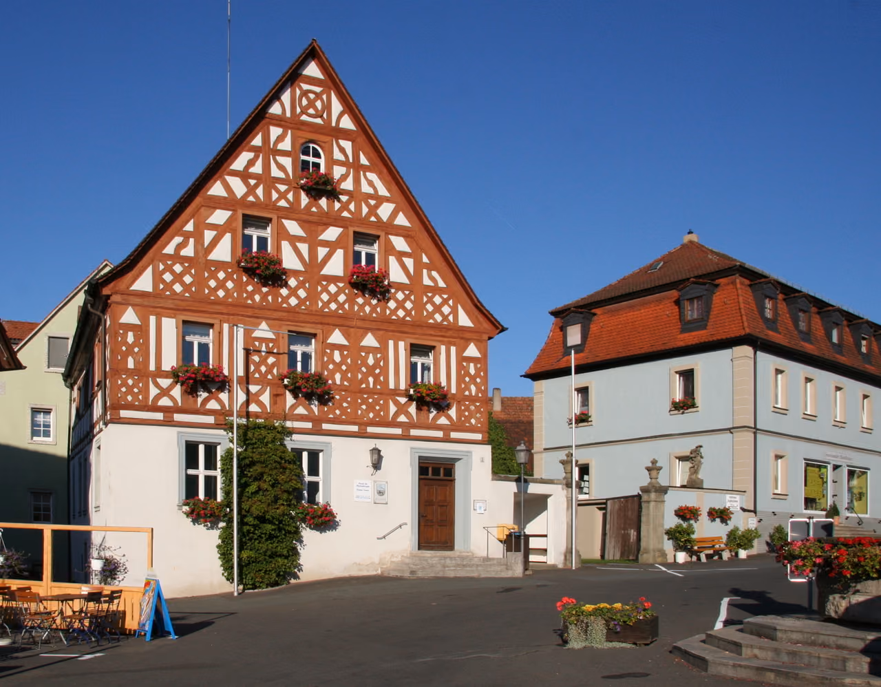 Stadtansicht von Geiselwind, M