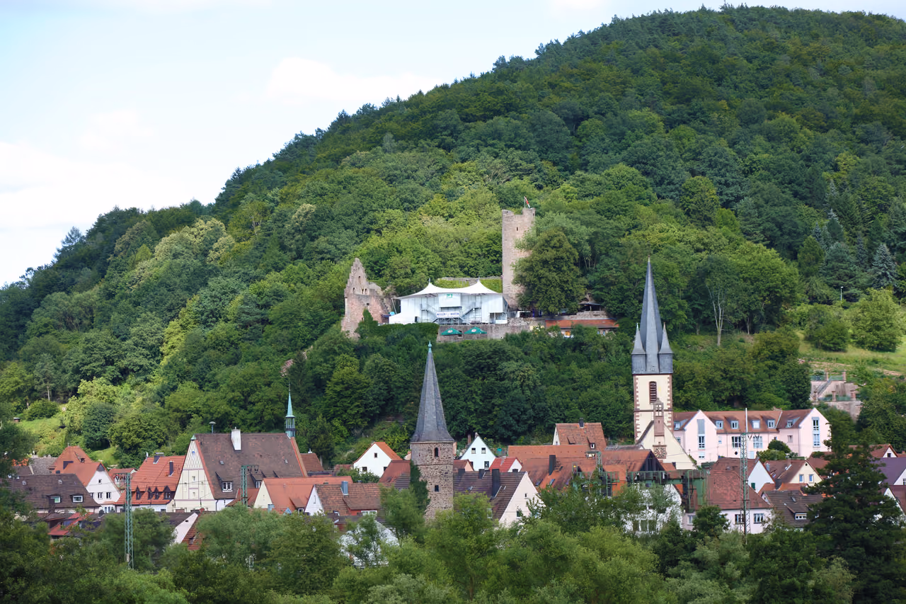 Stadtansicht von Gemünden