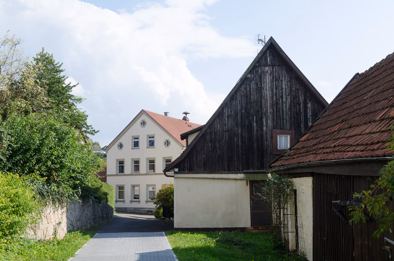 Stadtansicht von Geroda