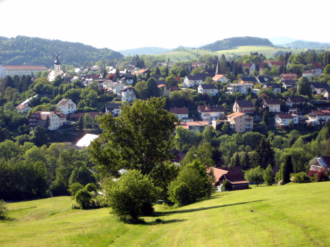 Stadtansicht von Grafenau