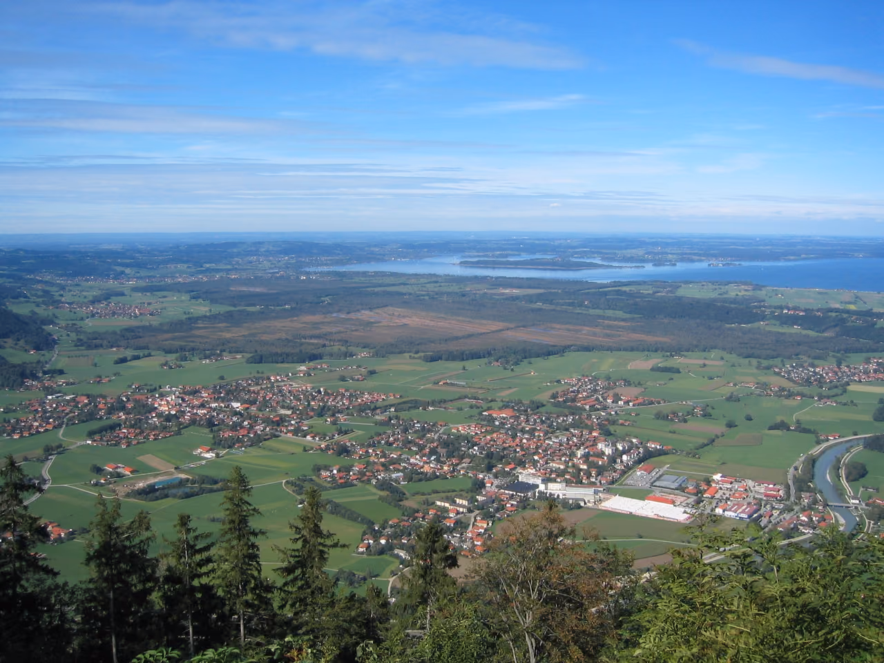Stadtansicht von Grassau