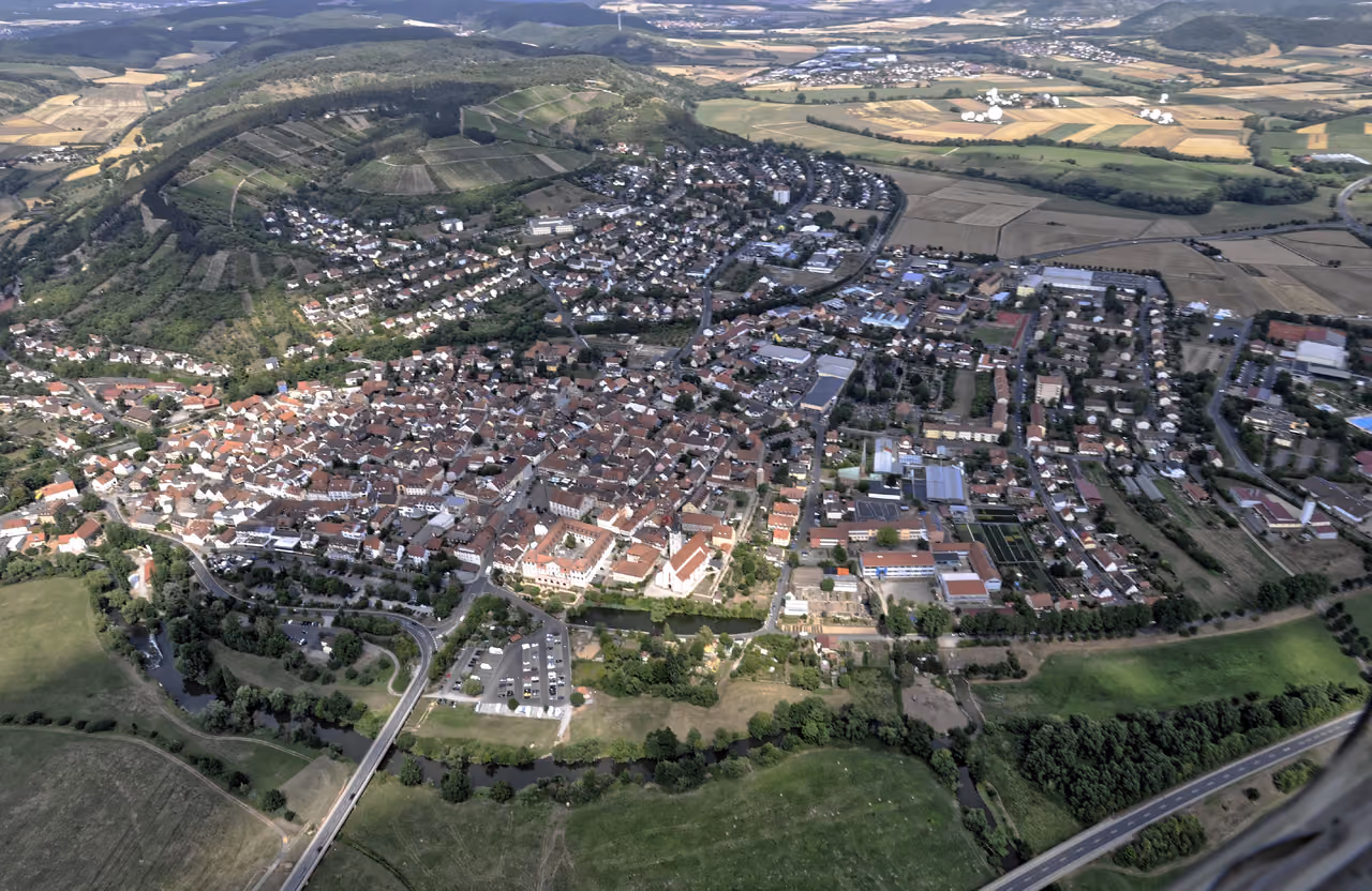 Stadtansicht von Hammelburg