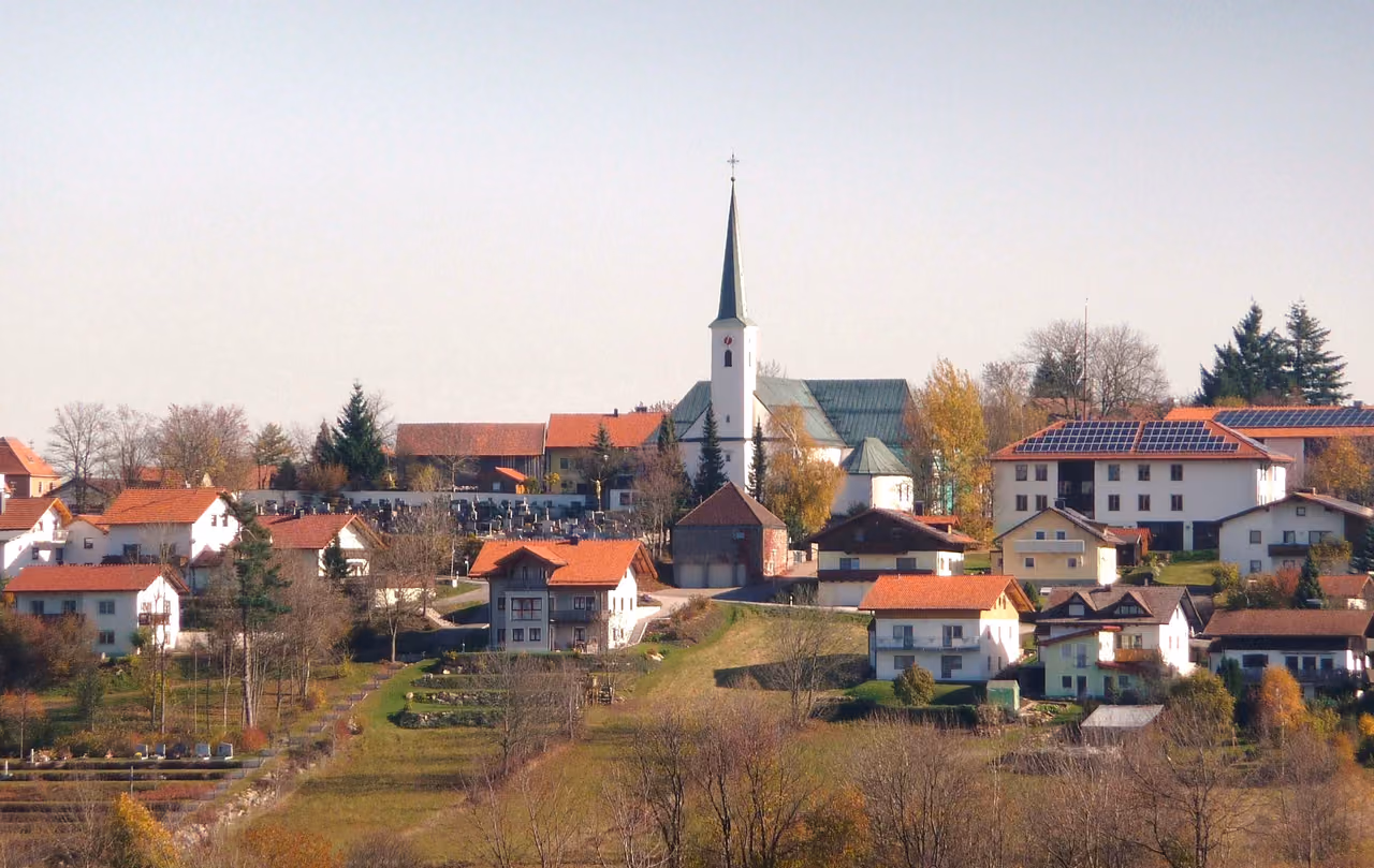 Stadtansicht von Hohenau