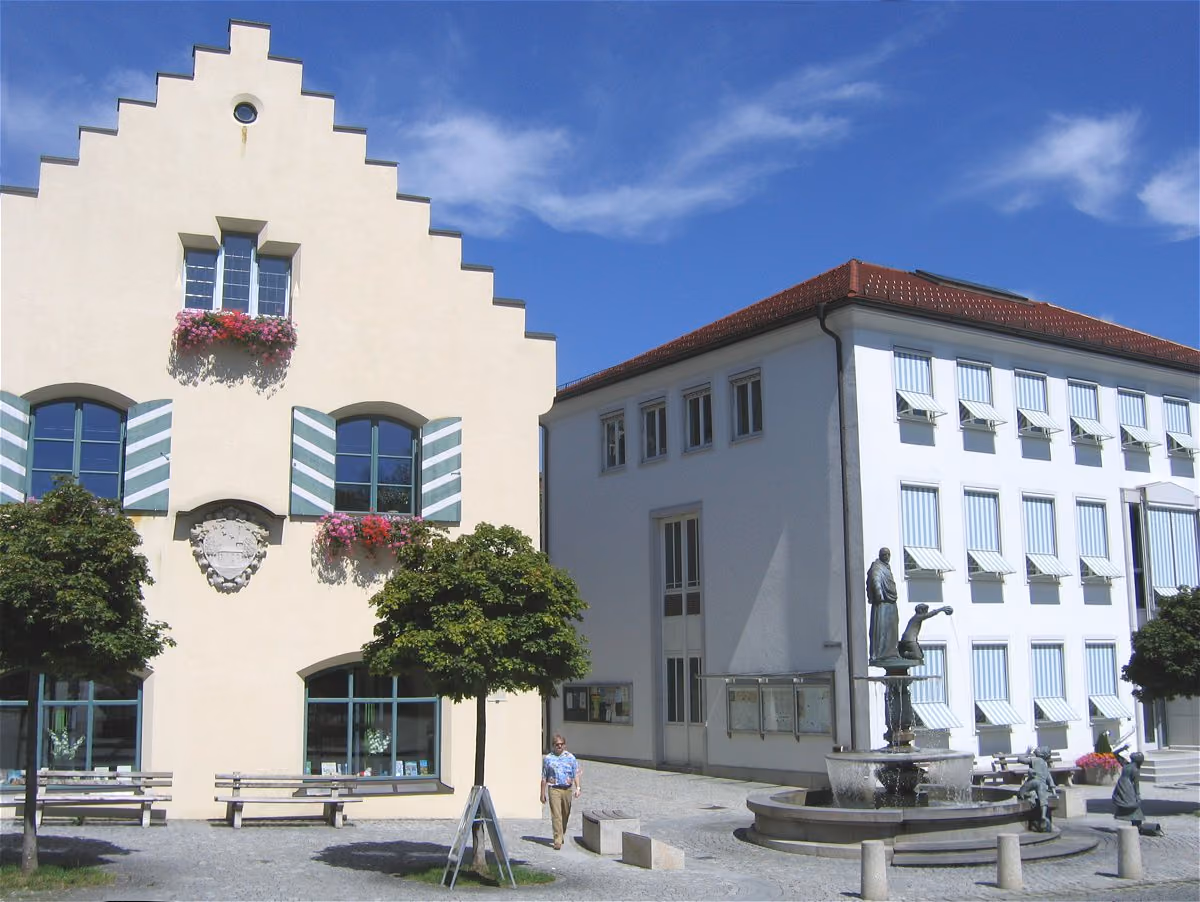 Stadtansicht von Holzkirchen