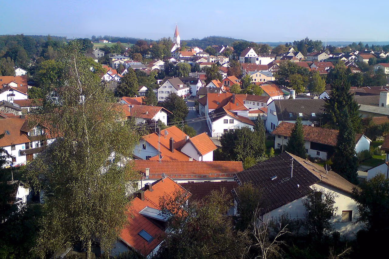 Stadtansicht von Isen