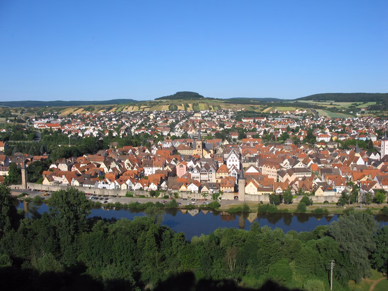 Stadtansicht von Karlstadt