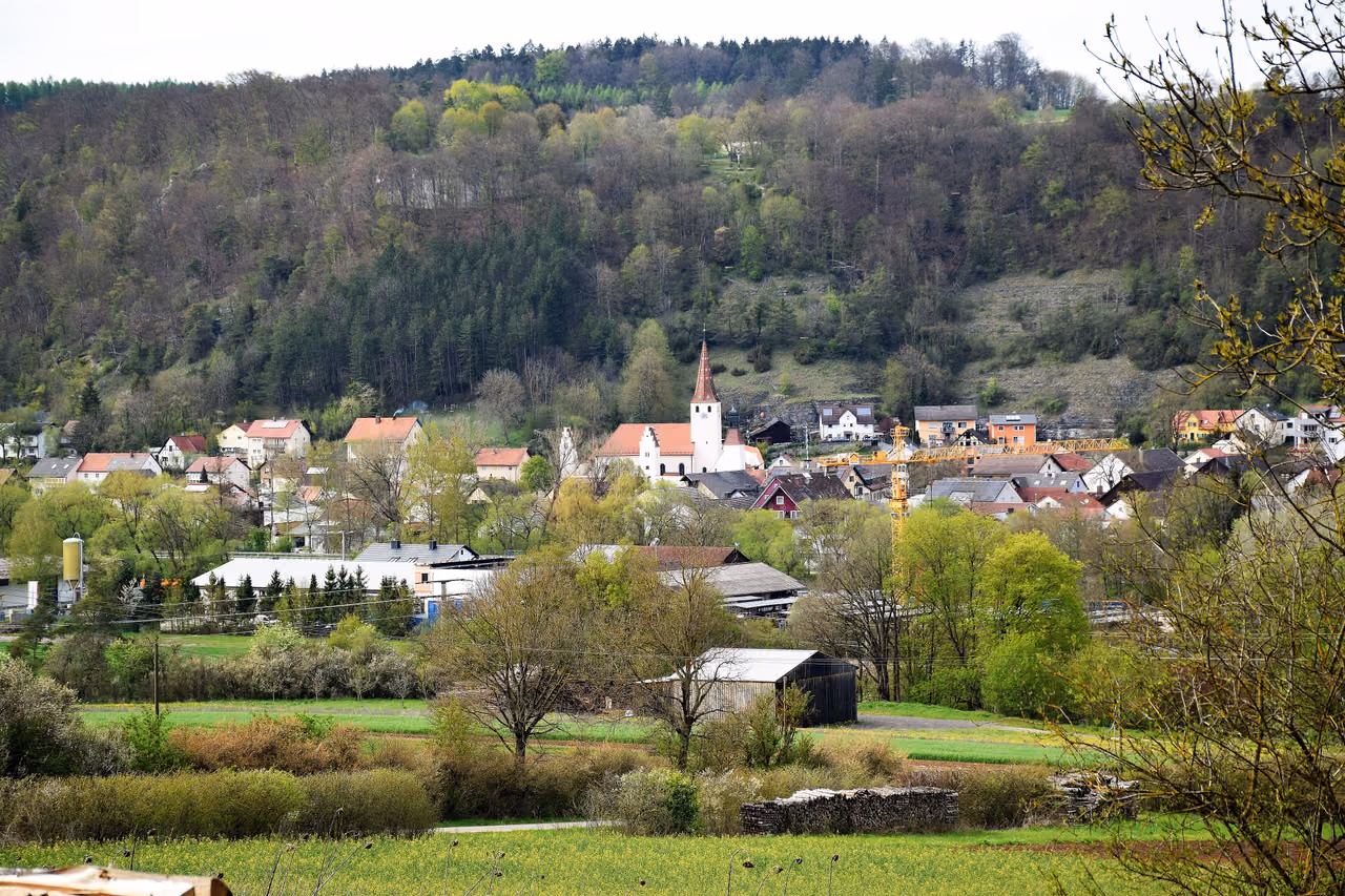 Stadtansicht von Kinding