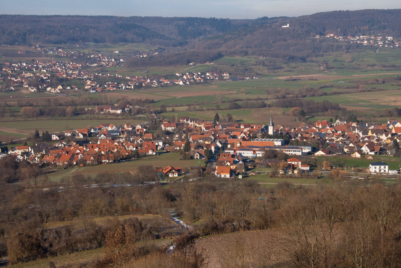 Stadtansicht von Kirchehrenbach