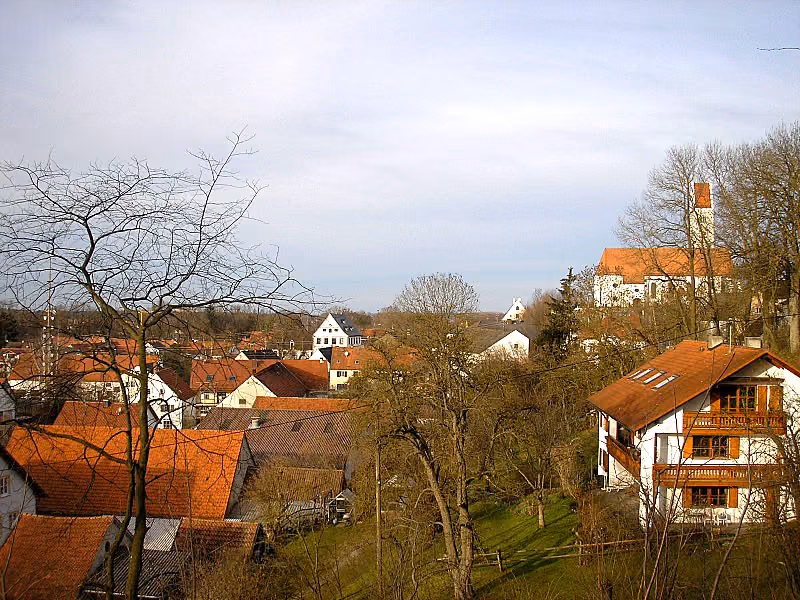 Stadtansicht von Kissing