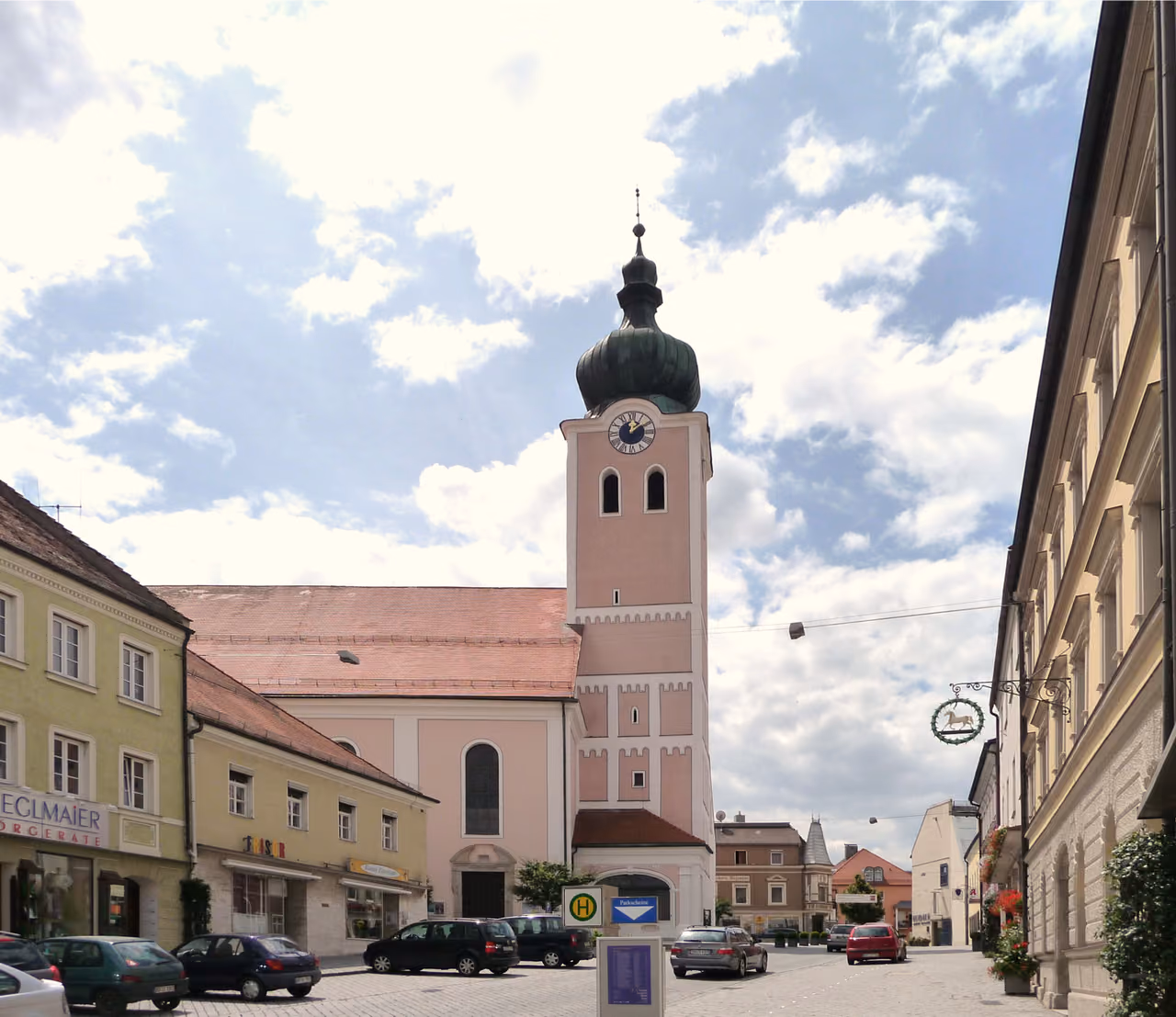 Stadtansicht von Landau a.d.Isar