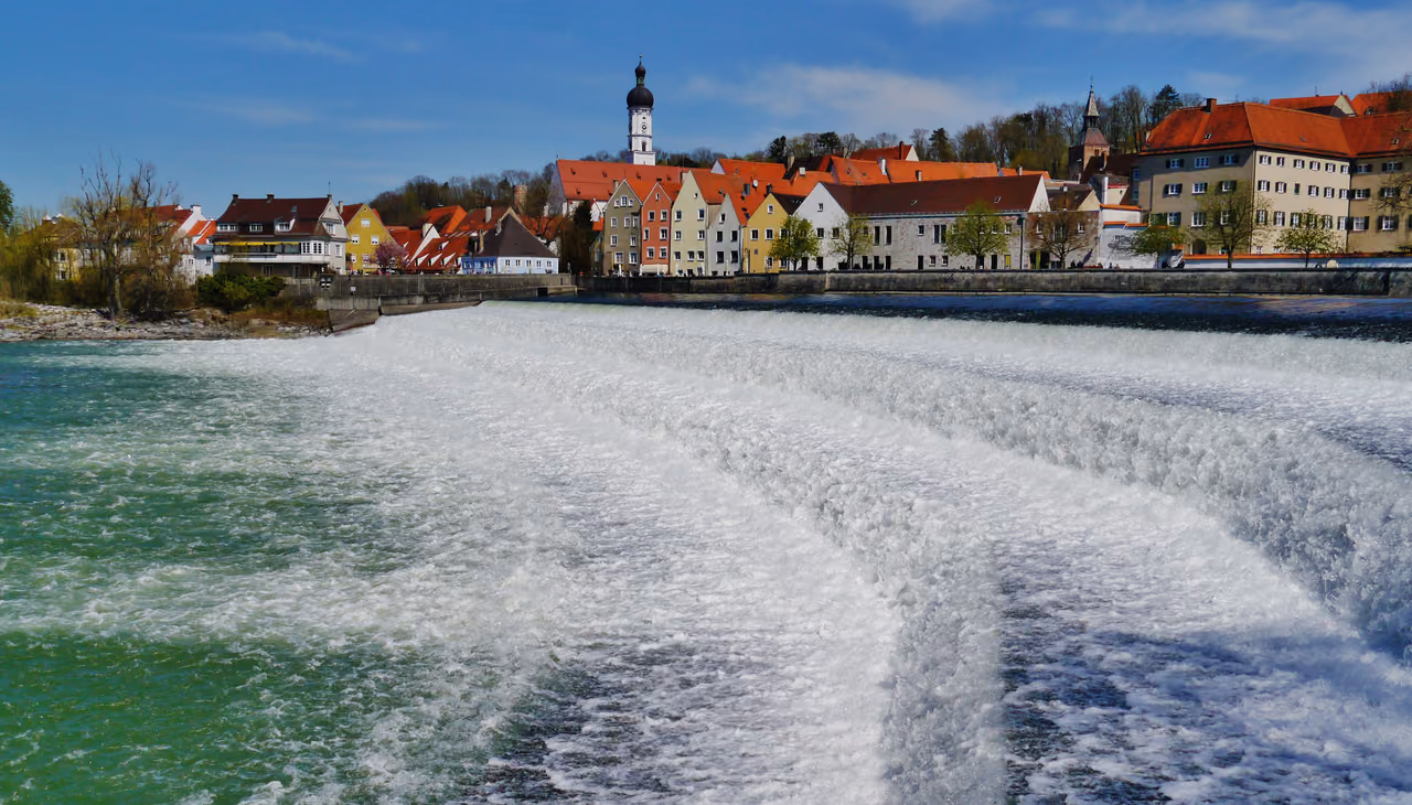 Stadtansicht von Landsberg am Lech