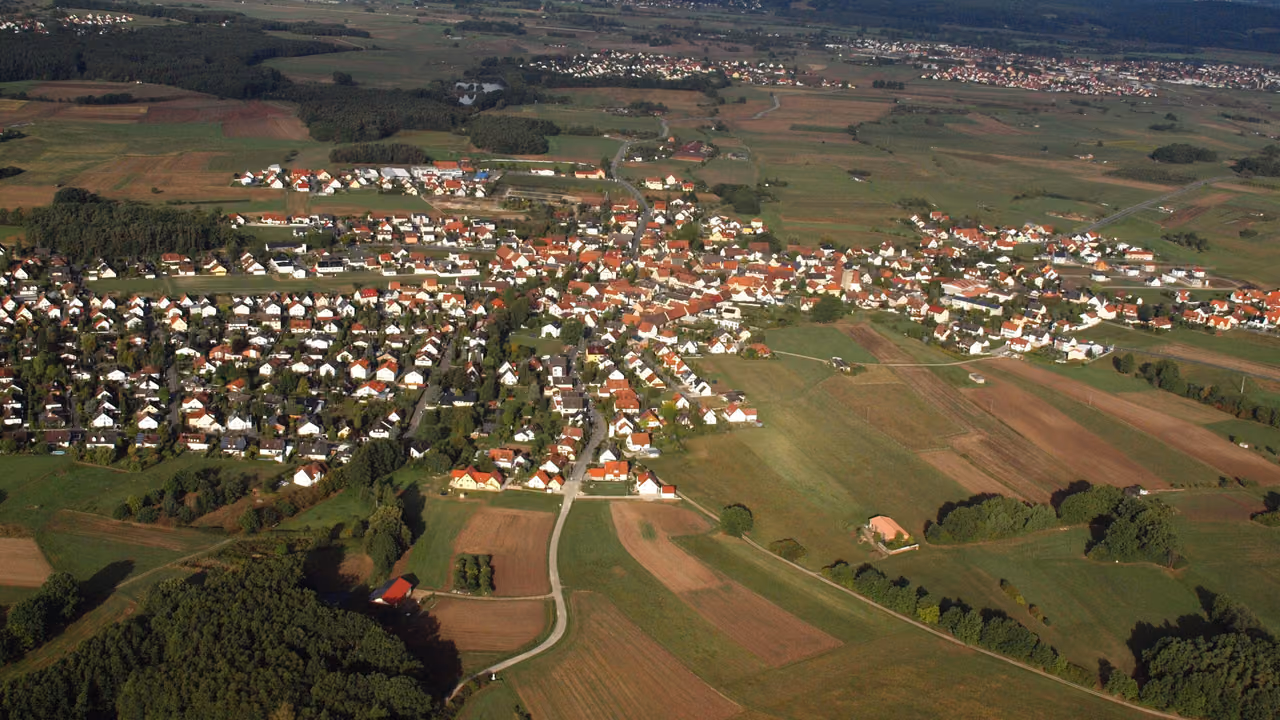 Stadtansicht von Langensendelbach