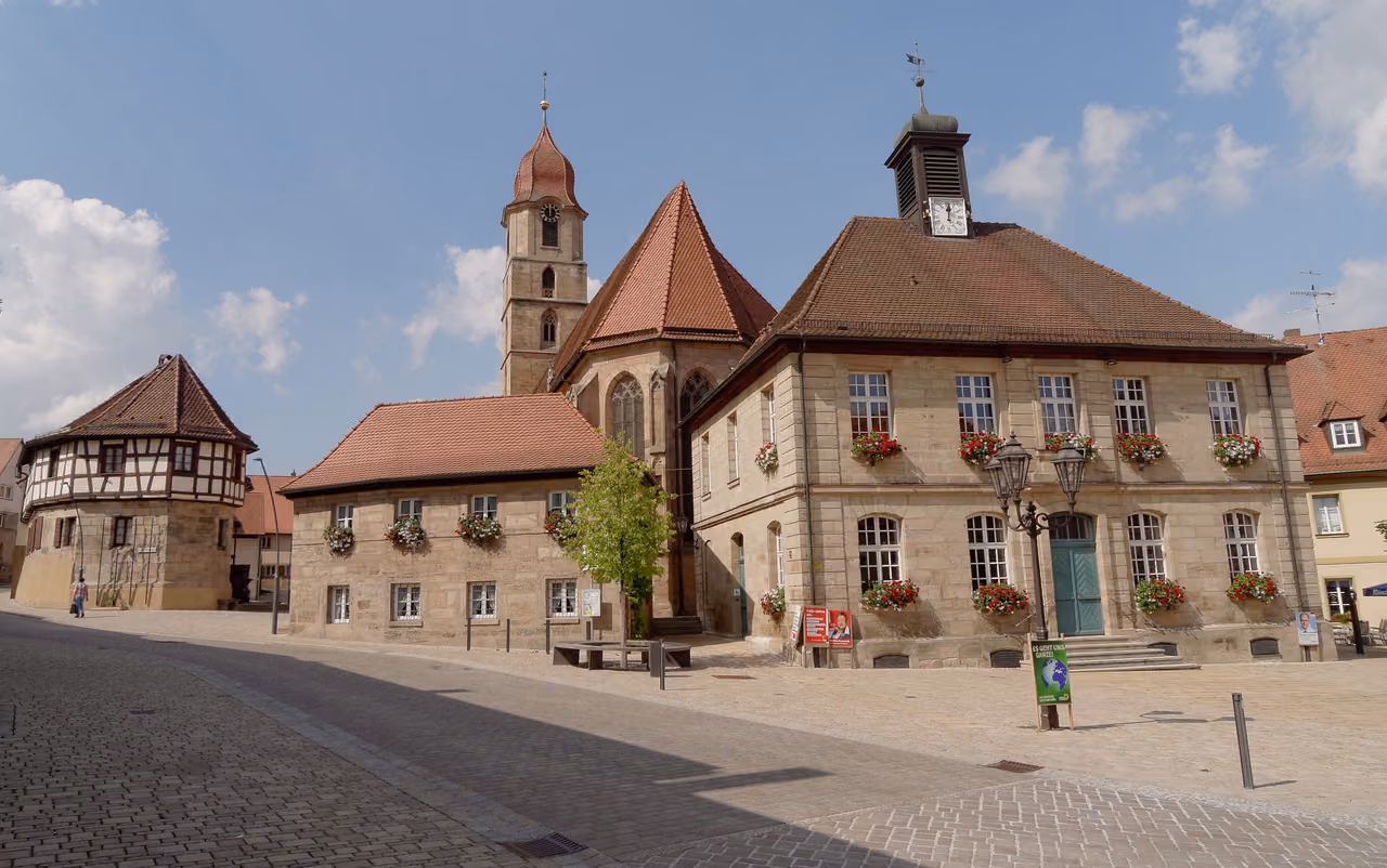 Stadtansicht von Langenzenn