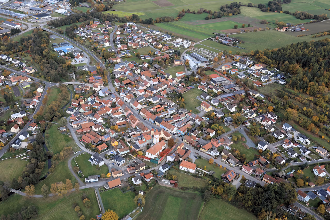 Stadtansicht von Luhe-Wildenau